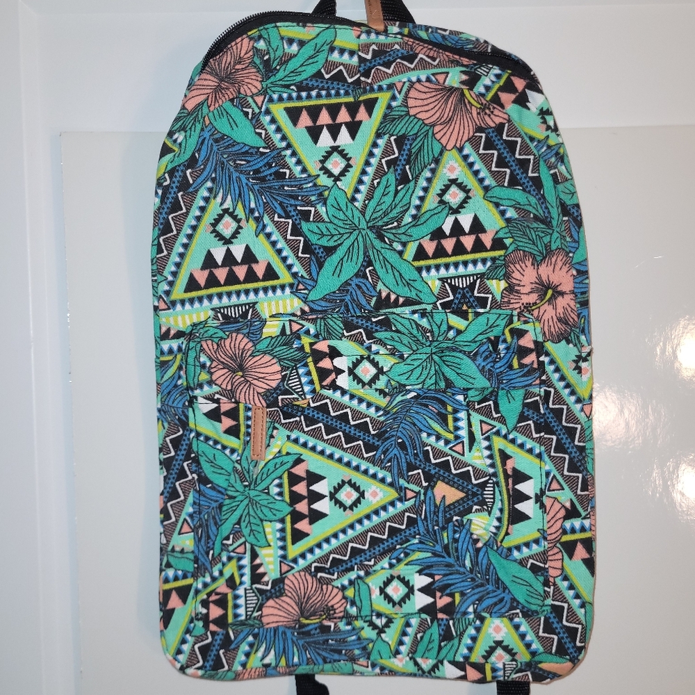 Green psychedelic Backpack - Picture 2 of 6